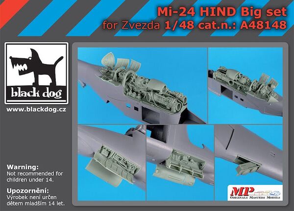 Mil Mi24 Hind Big set (Zvezda) A48148