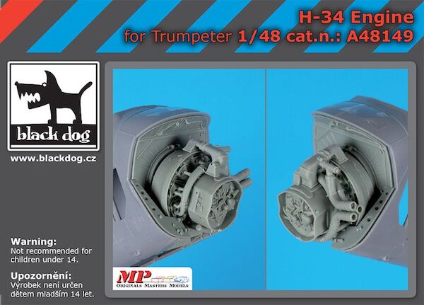 Sikorsky H34 Engine (Trumpeter) A48149