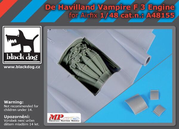 De Havilland Vampire F.3 engine (Airfix) A48155