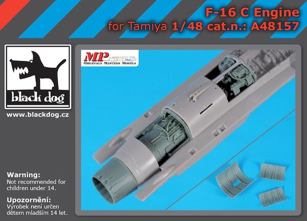 Lockheed-Martin F-16C Fighting Falcon engine (Tamiya) A48157