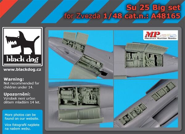 Sukhoi SU25 Frogfoot big set (Zvezda) A48165