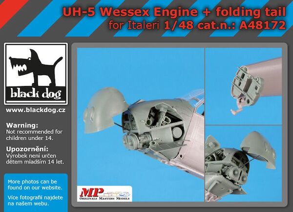 Westland Wessex HU5 engine+ folding tail (Italeri)  A48172