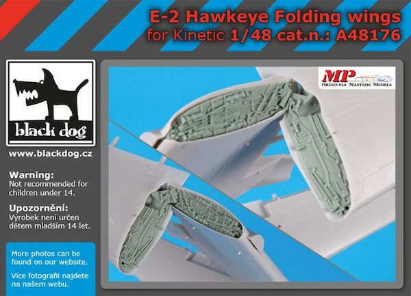 Grumman E2 Hawkeye folding wings (Kinetic, Italeri)  A48176