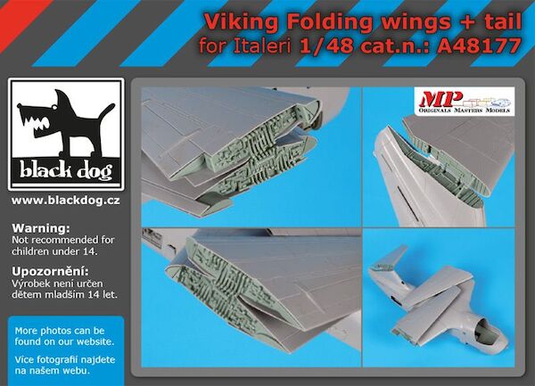 Lockheed S3A Viking folding wings+tail (Italeri, AMT) A48177