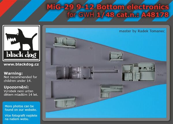 Mikoyan Mig29 9-12 Fulcrum bottom electric (Great Wall Hobby) A48178