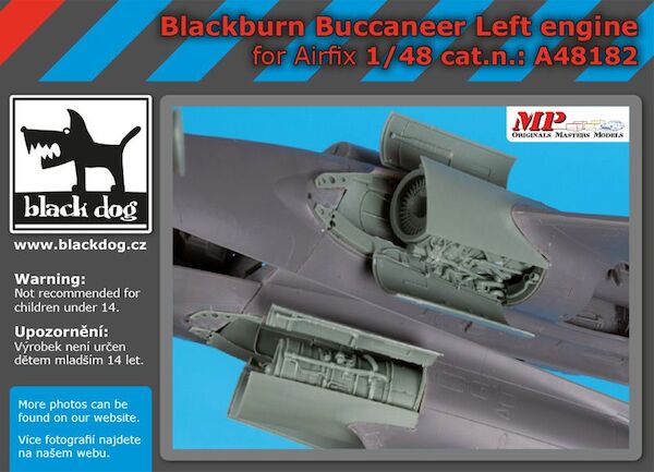 Blackburn Buccaneer left engine (Airfix)  A48182