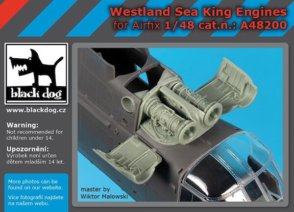 Westland Sea King engines (Airfix) A48200