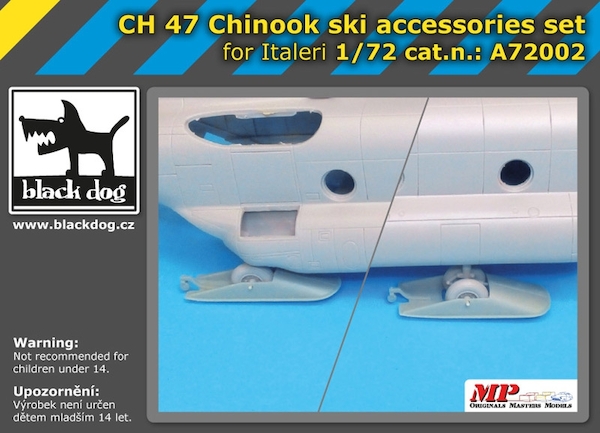 CH47 Chinook Ski set (Italeri)  A72002