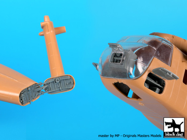 Sikorsky MH53J electronics + tail (Italeri) A72012