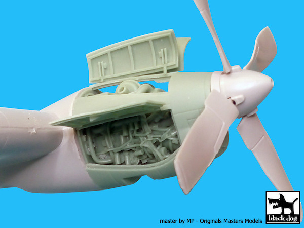 AC130H Hercules engine set (Italeri) (should also fit KLU C130H...) A72027