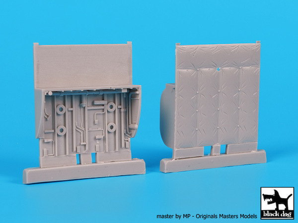 C130H Hercules Main wheel bays 2x (Italeri) (should also fit KLU C130H...) A72043