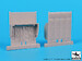 C130H Hercules Main wheel bays 2x (Italeri) (should also fit KLU C130H...) BDA72043