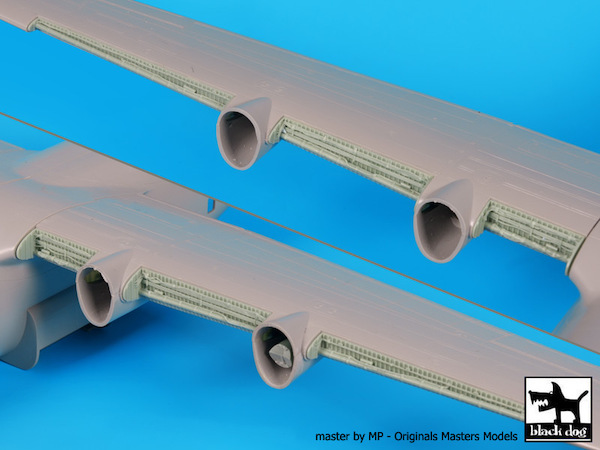 C130H Hercules Wing leading edge details 2x (Italeri) (should also fit KLU C130H...) A72044