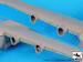 C130H Hercules Wing leading edge details 2x (Italeri) (should also fit KLU C130H...) BDA72044
