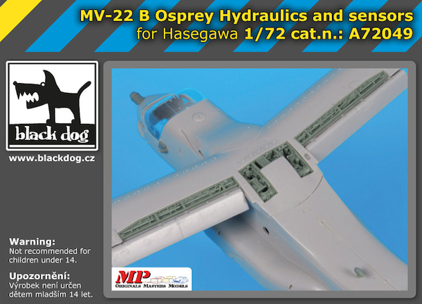 MV 22B Osprey Hydraulics and sensors (Hasegawa) A72049