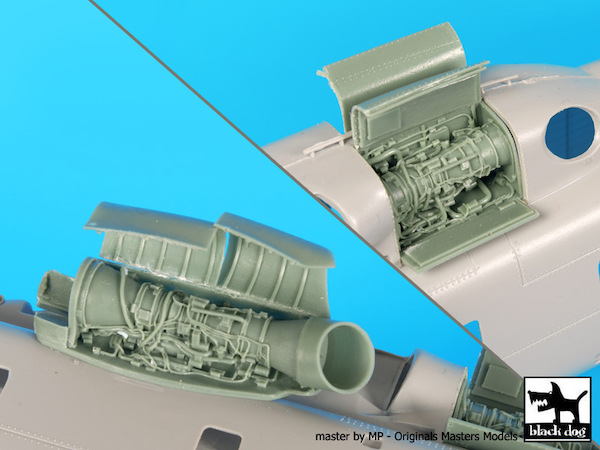 Sikorsky MH-53E  Sea Dragon  Engines (Italeri)  A72053