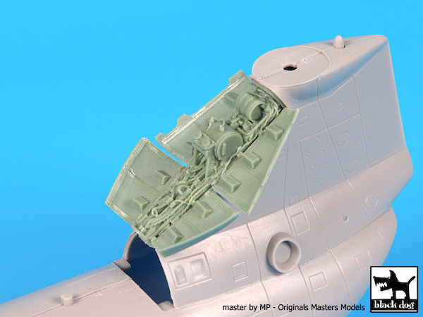 CH46D Sea Knight rear engine (Hobby Boss) A72068