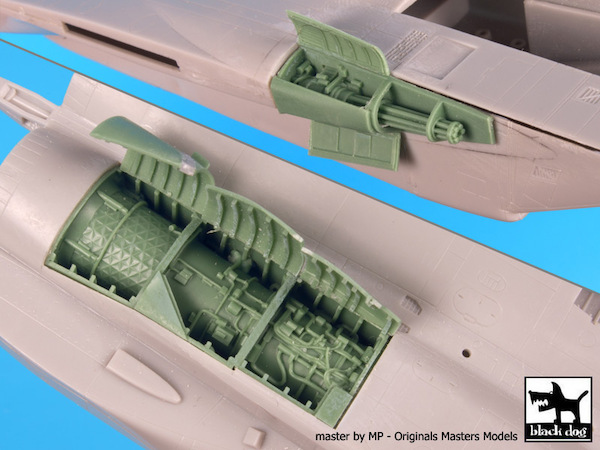 F15C Eagle engine and canon detail set (Hasegawa) A72074