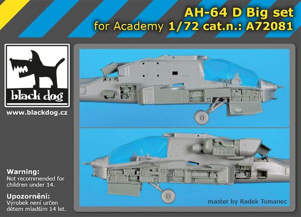 AH64D Apache big set (Academy) A72081