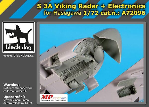 Lockheed S3A Viking radar + electronics (Hasegawa)  A72096