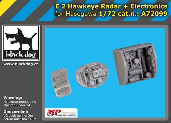 Grumman E2 Hawkeye radar + electronics (Hasegawa)  A72099