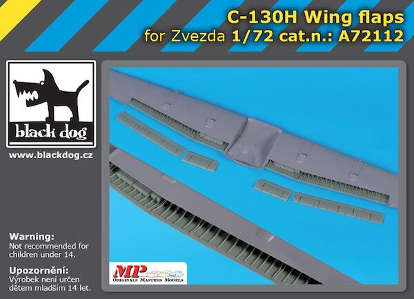 Lockheed C-130H Hercules wing flaps (Zvezda)  A72112