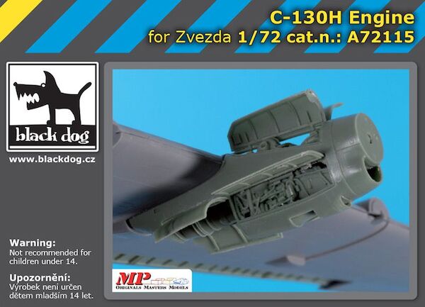 Lockheed C-130H Hercules engine (Zvezda) A72115