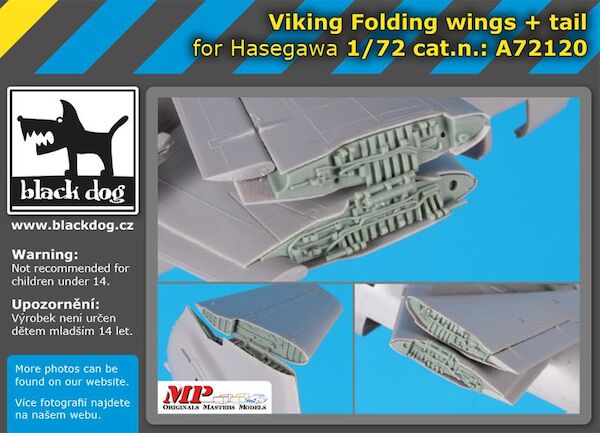 Lockheed Viking folding wings+tail (Hasegawa) A72120
