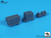 Airport tow truck + containers  BDA20002