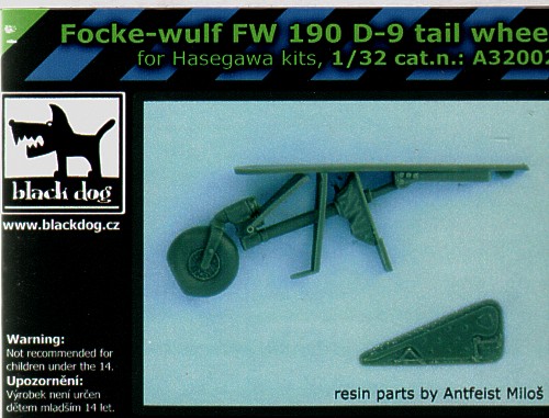 Focke Wulf FW190D-9 Tail Wheel (Hasegawa)  BDA32002
