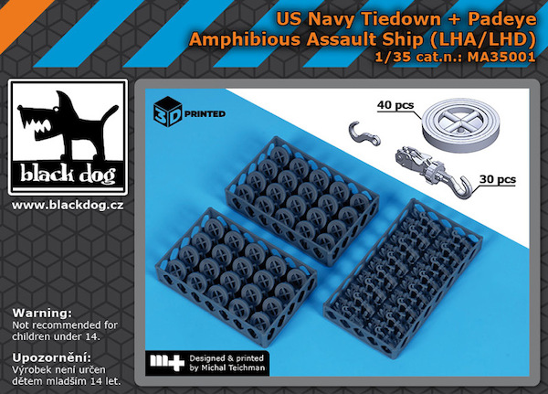 US NAVY tiedown+padeye (LHA/LHD)  BDMA35001