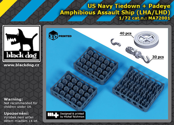 US NAVY tiedown+padeye (LHA/LHD)  BDMA72001