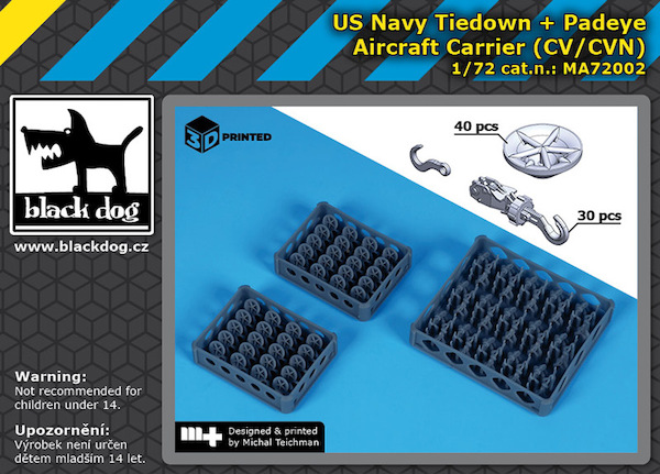 US NAVY tiedown+padeye (CV/CVN) BDMA72002