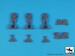 USAAF Bomber Aircraft Crew (3 figures) f48008