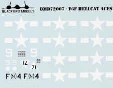 F6F Hellcat aces  BMD72007