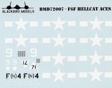 F6F Hellcat aces BMD72007