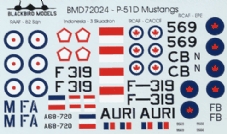 Post War Mustangs BMD72024