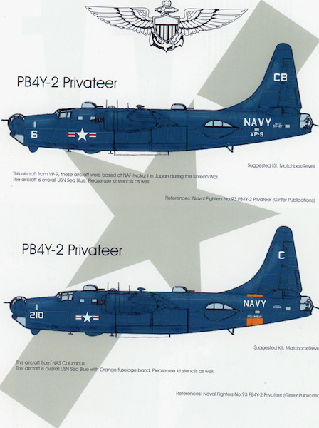 US Navy PB4Y-2 Privateers BMD72049