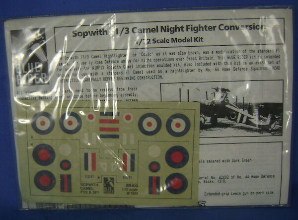 Sopwith F1/3 Camel Night Fighter (Sopwith Comic) (Airfix) BR103