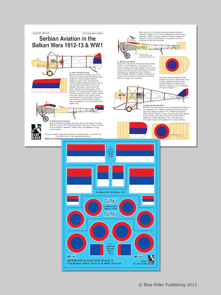 Serbian Aviation (Balkan wars 11912/13 & WW1  BR228