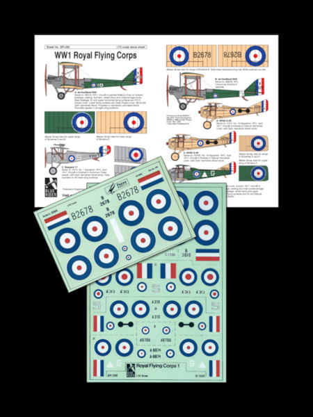 WW1 Royal Flying Corps (DH6, Nieuport 17, Spad 7) BR260