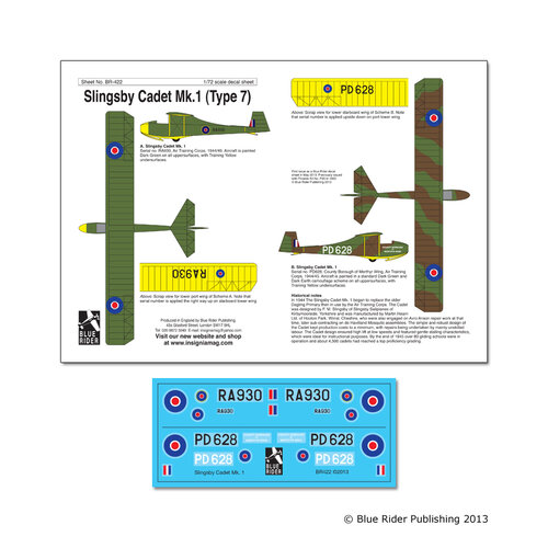 Slingsby Cadet MK1 (Type 7)  BR422