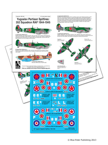 Partisan Spitfires (Yugoslav 352sq RAF 1944-1945)  BR519