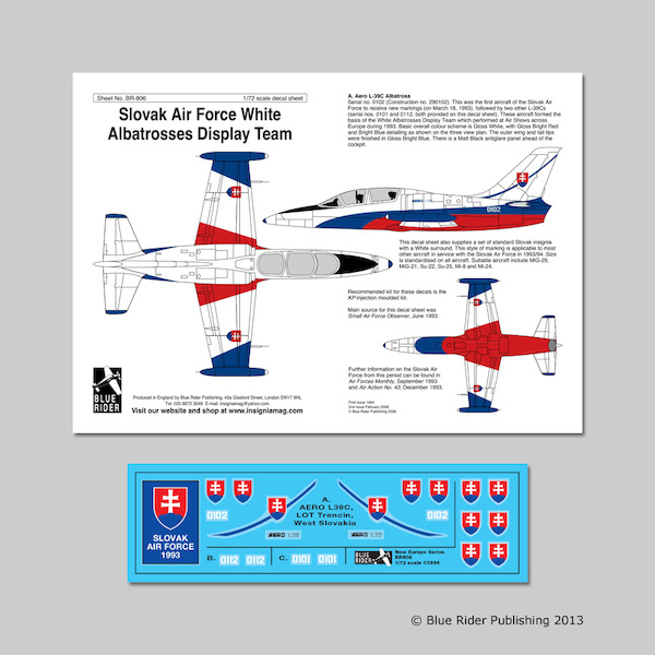 L39 Albatross Display Team Slovak AF  BR806