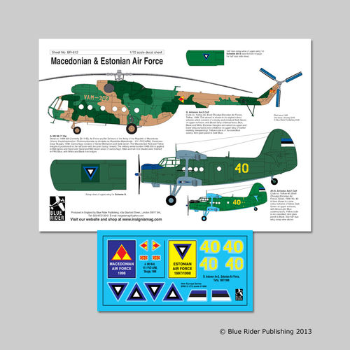 Macedonian & Estonian Force (Mil Mi8/An2)  BR812