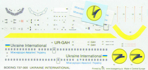 Boeing 737-300 (Ukraine International)  boa14406