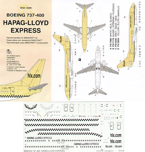 Boeing 737-400 (Hapag-Lloyd Express)  boa14409