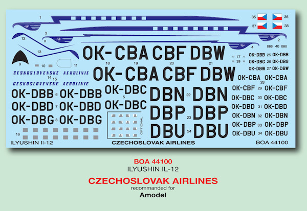 Ilyushin IL12B (Czechoslovak Airlines)  boa144100