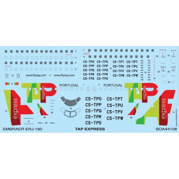 BOA Bodecek Agency boa144108 Embraer ERJ-190 (TAP Express)