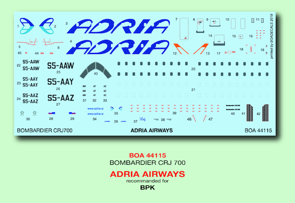 Bombardier CRJ700 (Adria Airways) boa144115